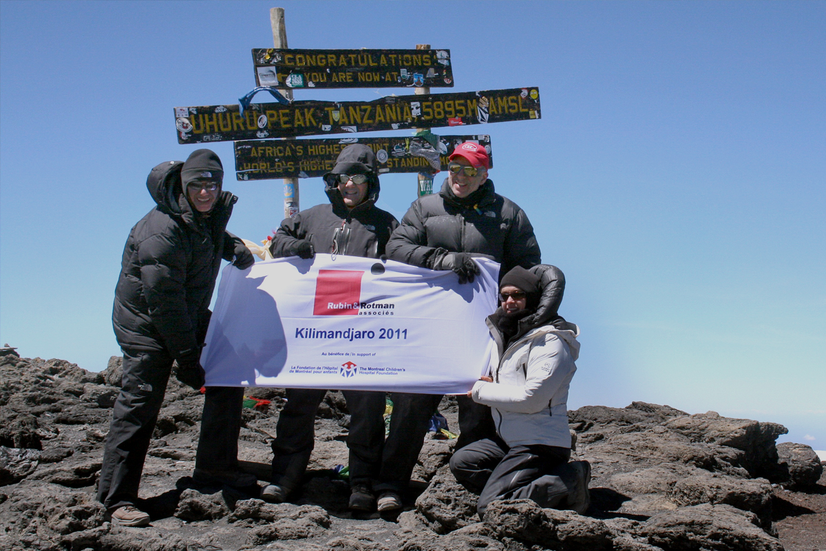 RRA CLIMBS KILIMANJARO
