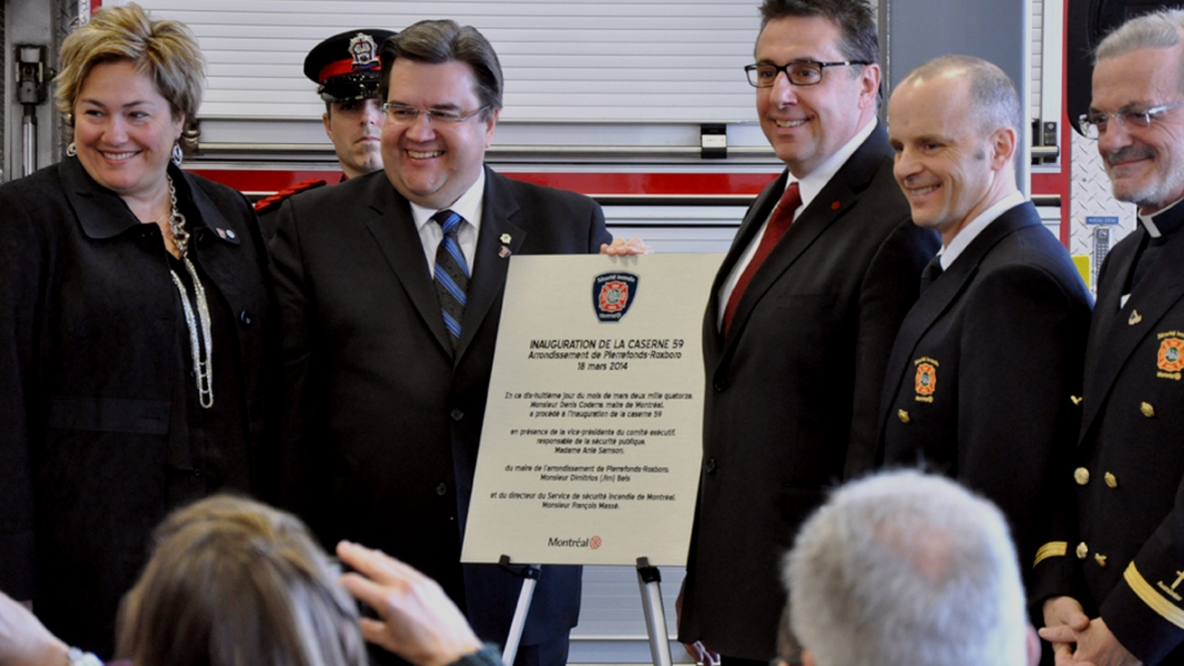 Inauguration de la Caserne 59