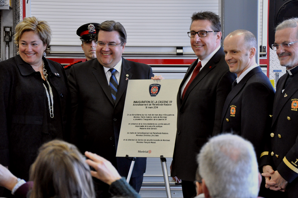 INAUGURATION DE LA CASERNE 59