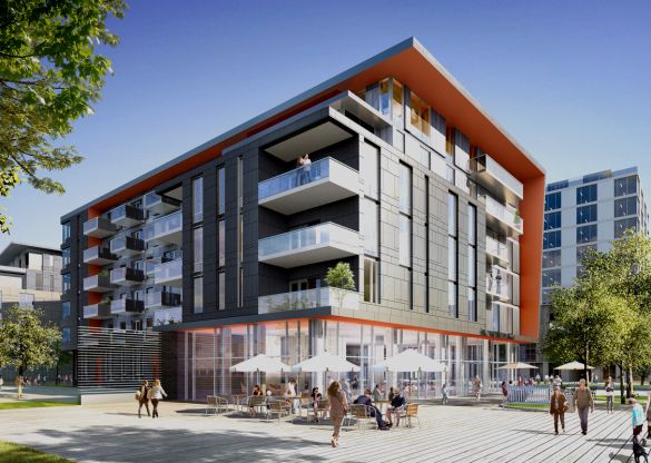 Conception des premiers immeubles polyvalents Zibi