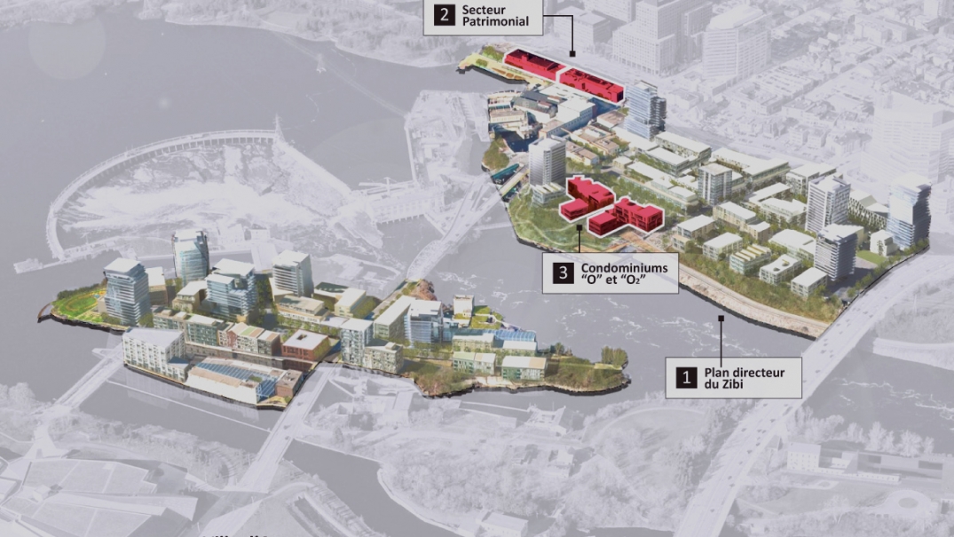 Le développement Zibi dans l'Ottawa Citizen
