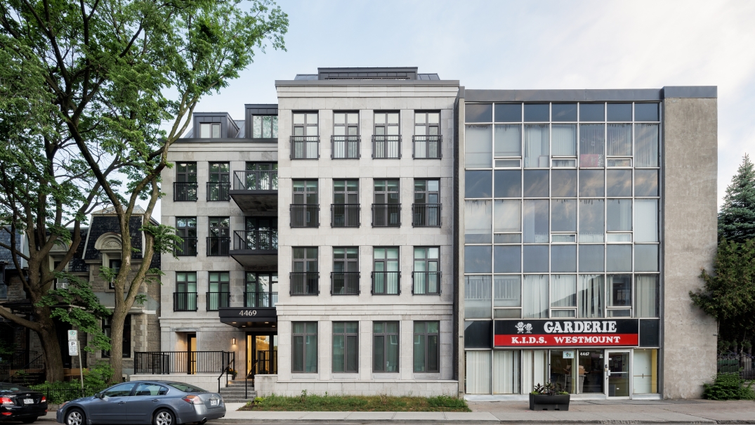 Immeuble d'appartements de la rue Sainte-Catherine