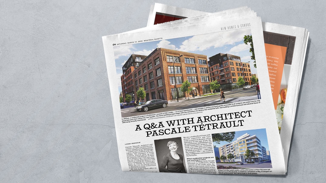 Une entrevue avec l'architecte associée, Pascale Tétrault