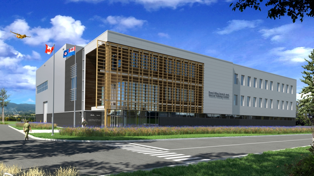 Dessin de Centre de l'Aviation royale, Comox, Columbie-Britannique